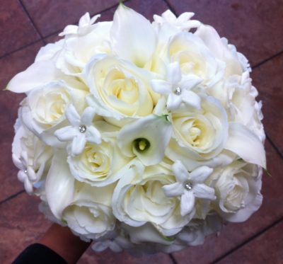 White Wedding Bouquet Flowers